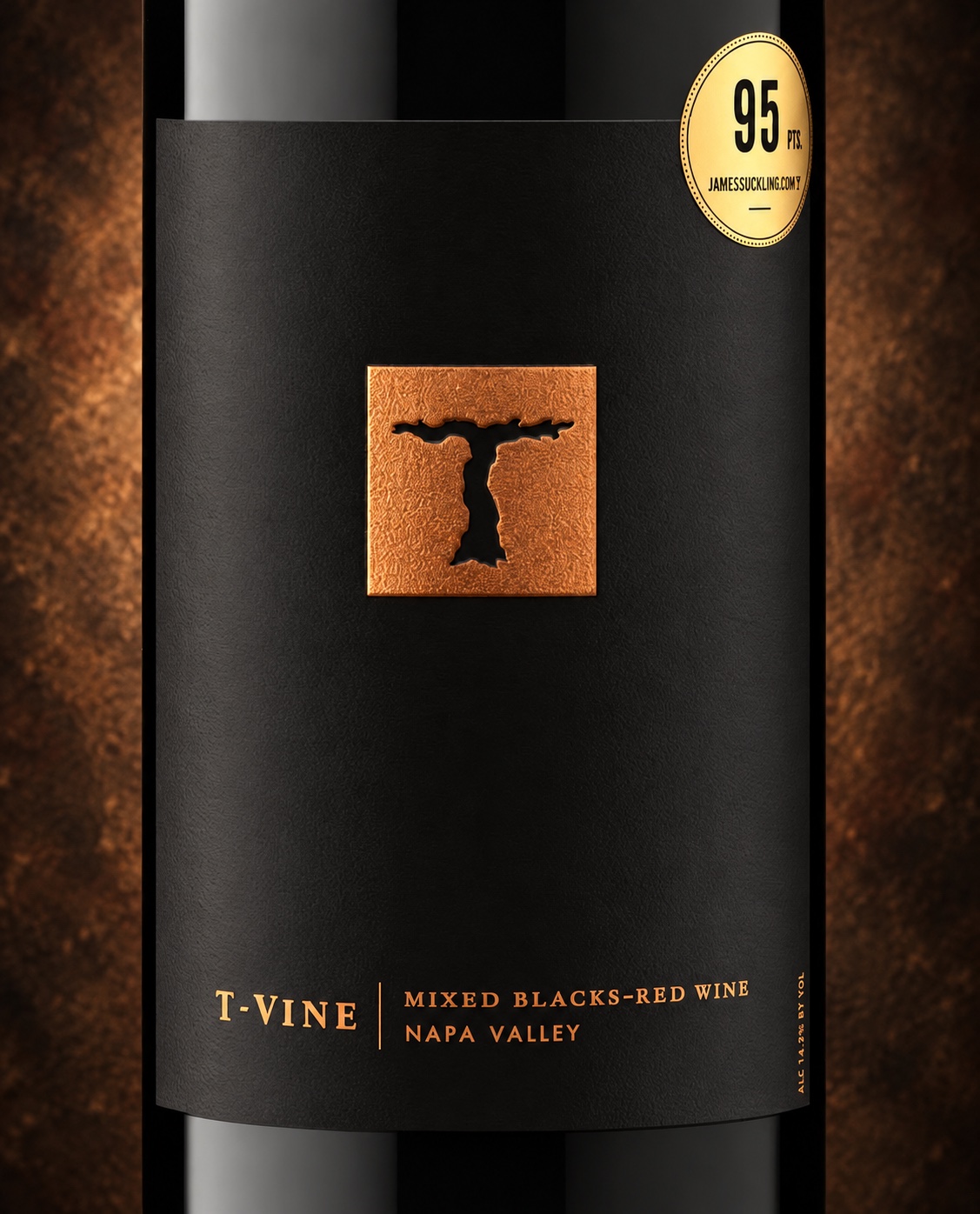 T-Vine wine label